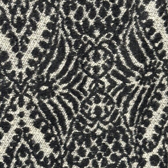 Talbots Wool Blend Career Pencil Skirt Black Gray Jacquard Lined Size 16 GUC - Picture 4 of 9